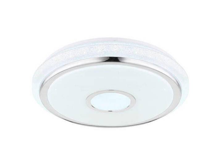 Globo Led-Deckenleuchte Dani, Weiß, Chromfarben, Kunststoff, rund, 9.5 cm, CE, Sternenhimmel, Timerfunktion, Farbtemperaturwechsler, Lampen & Leuchten, LED Beleuchtung, LED-Deckenleuchten