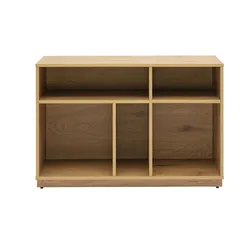 Offenes Buffet mit Aufbewahrung, Finish in hellem Eichenholz, L96 cm SEVILLE