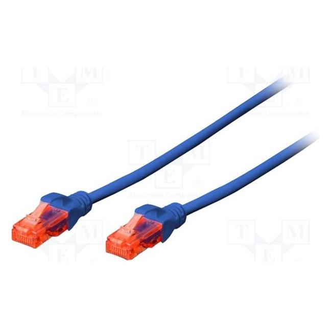 Digitus 15m Cat5e U/UTP Netzwerkkabel Blau U/UTP (UTP) (U/UTP, CAT5e, 15 m) (DK-1512-150/B)