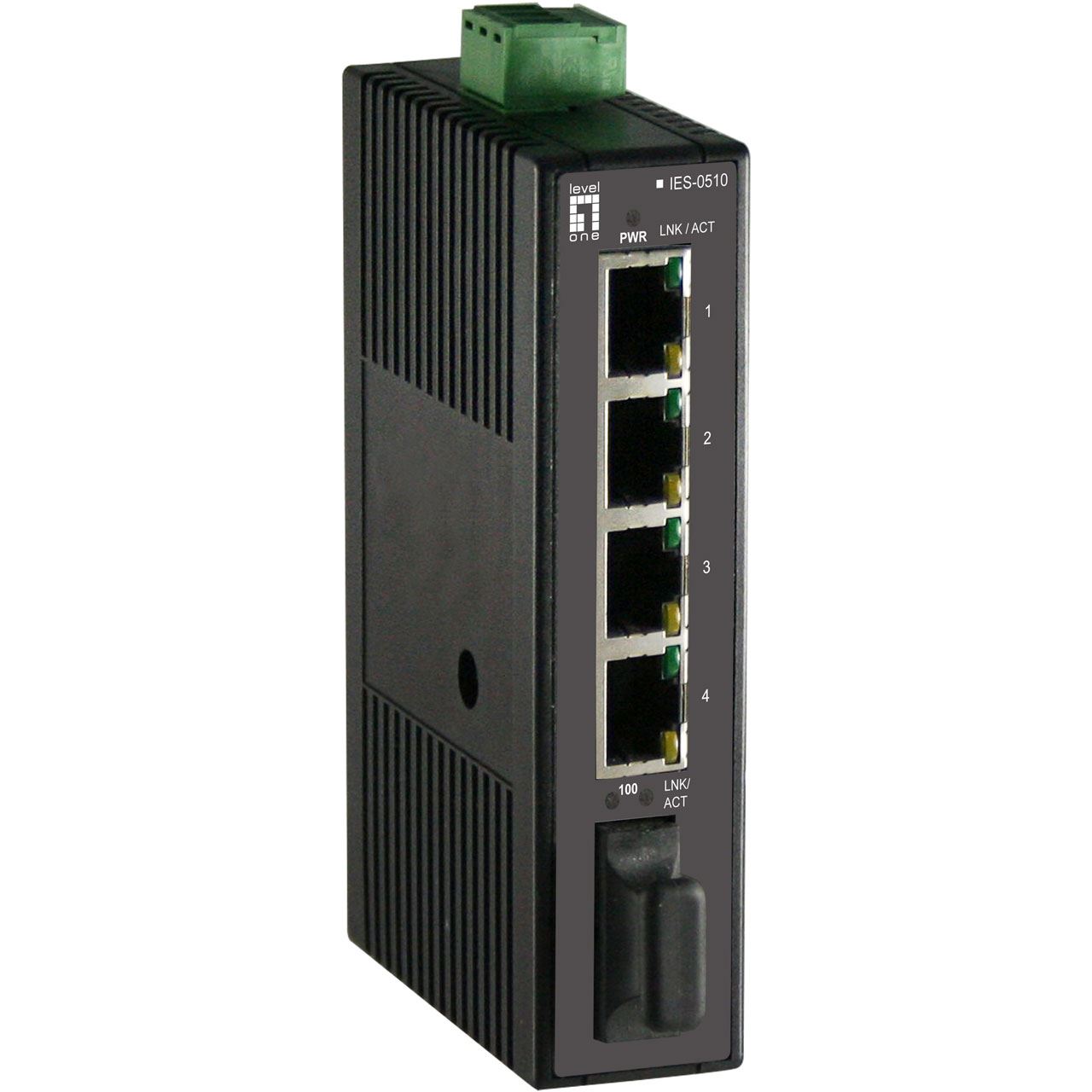 LevelOne Switch 4x FE IES-0510 1xSC