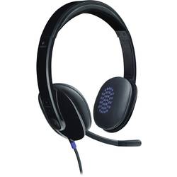 Logitech H540 On Ear Headset kabelgebunden Stereo Schwarz Mikrofon-Rauschunterdrückung Computer 981-000480