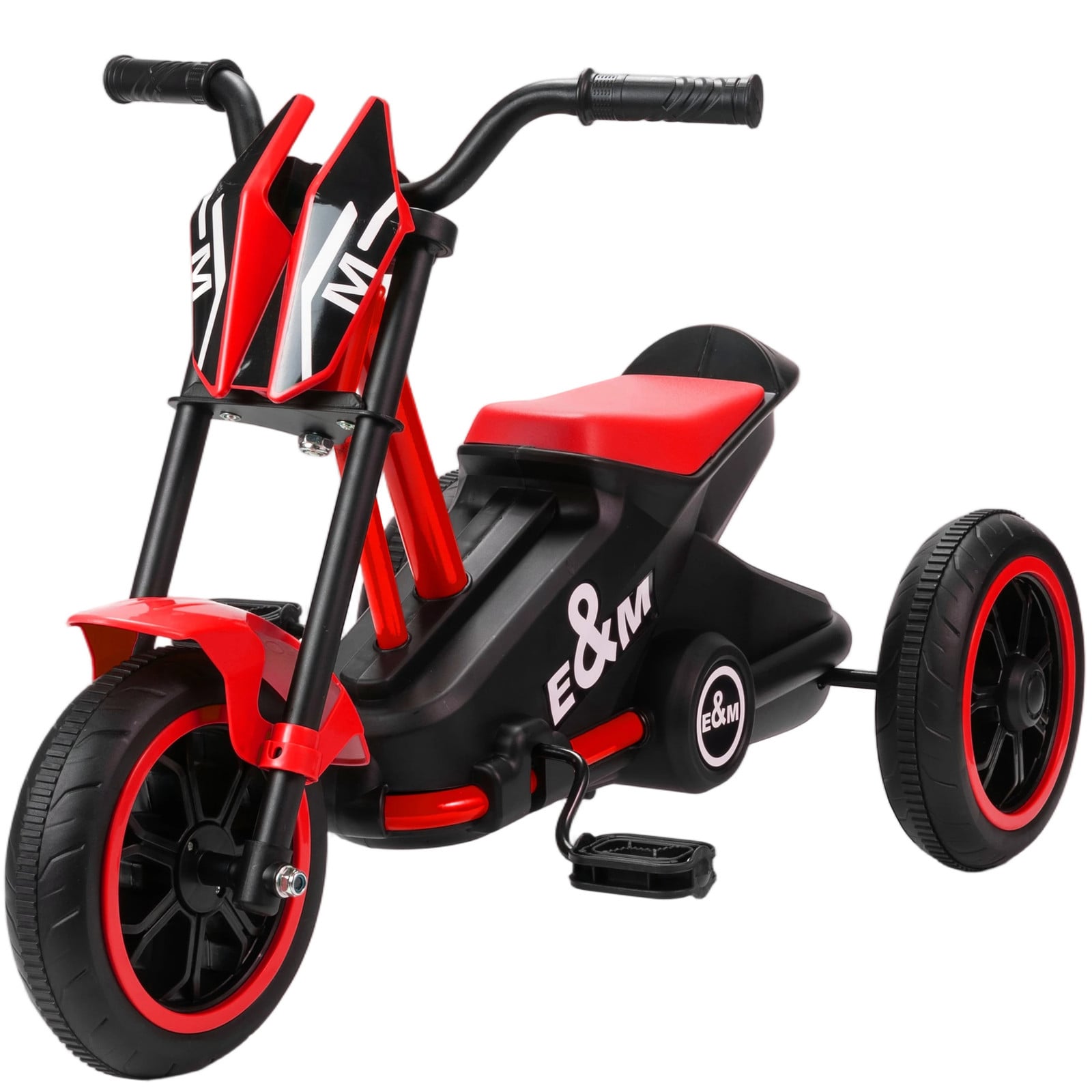 AIYAPLAY Driewieler met pedalen voor kinderen van 18-36 maanden, rood, B/D/H: 79 x 44 x 50 cm
