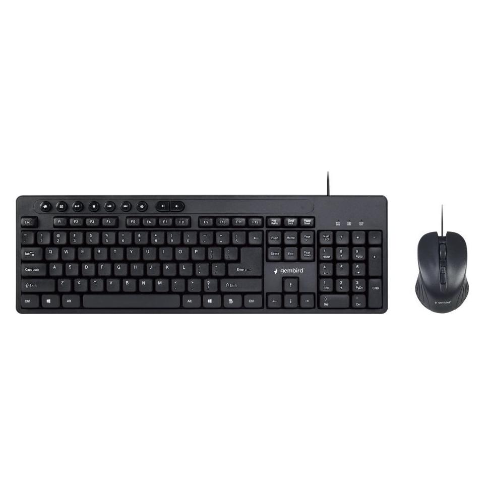 Gembird KBS-UM-04 Tastatur USB QWERTY US Englisch (US, Kabelgebunden) (KBS-UM-04)