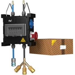 Stromverteiler MOBIL-S 16A 3x230V franz Druckluft wasserhydraulische Anschluss Doktorvolt DV-0731-F