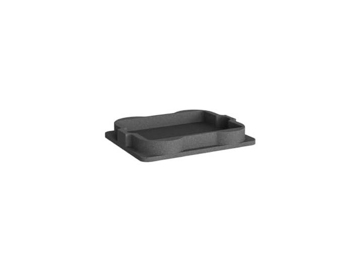 APS 14078 Insert GN 1/2 VALO - EPP\, 30 x 24 cm\, H : 4 cm\, noir\, système GN