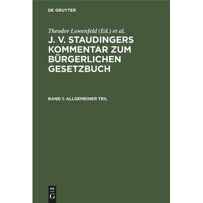 Allgemeiner Teil, Gebundene Ausgabe von , De Gruyter Mouton, 978-3-11-260069-6