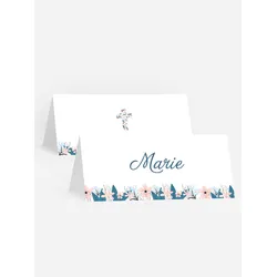 Tischkarten Konfirmation selbst gestalten mit Spruch und Fotos im Onlinedesigner bei Meine-Kartenmanufaktur.de
