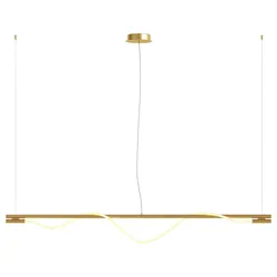 Pendelleuchte Tau Goldfarben max. 21 Watt