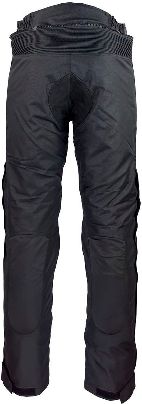 Motorradhose ROLEFF "RO 456" Gr. XXXL, schwarz (schwarz, ro 456), Hosen, 3XL, N-Gr, Obermaterial: 100% Polyester. Innenfutter: 100% Polyester, Motorradhose, Herausnehmbares Thermofutter