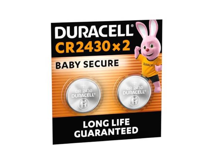 DURACELL 2430 Lithium-knoopcelbatterijen, 2 Stuks, 3V, CR2430