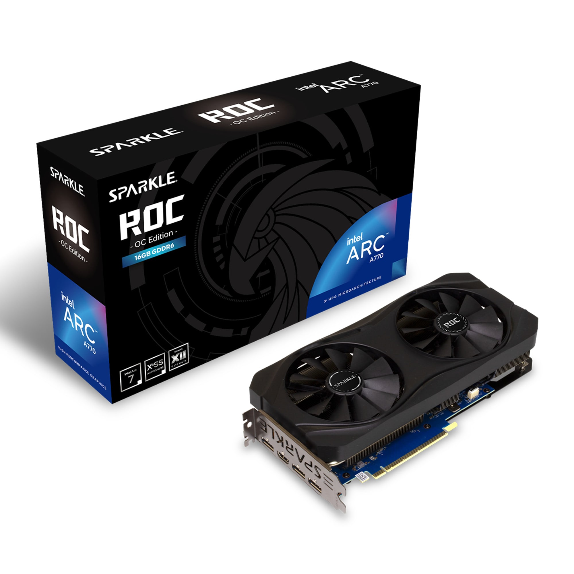 SPARKLE Intel Arc A770 ROC OC Grafikkarte 16 GB