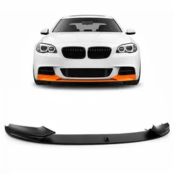 Frontspoilerlippe mattschwarz passend für BMW 5er F10 F11 2010-2017
