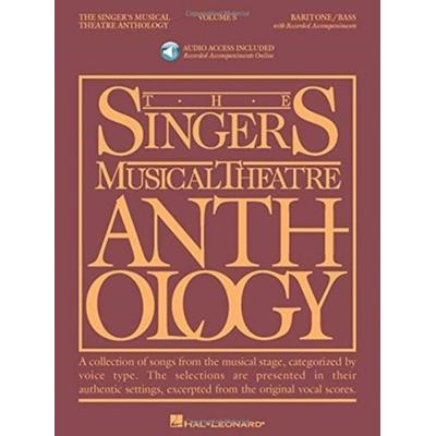 The Singer's Musical Theatre Anthology: Volume 5 Baritone Bass Vocal Collection with Online Audio Piano Accompaniments Musical Theatre Sheet Music