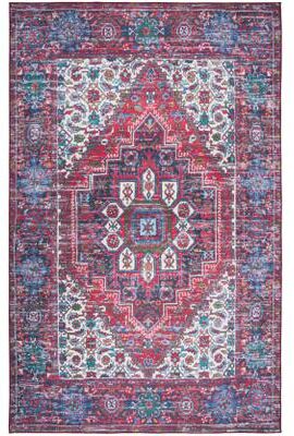 SAFAVIEH Tucson Machine Washable Slip Resistant Rucsanda Oriental Rug
