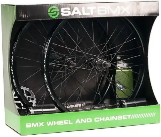 Salt Valon BMX Reifen/Ketten-Set (Schwarz)