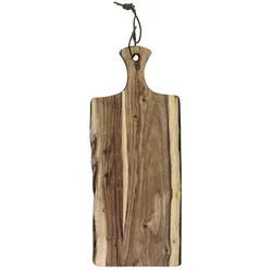 Chic Antique Laon Tapasbrett aus Akazienholz, H1,5/L60/B25 cm, natur