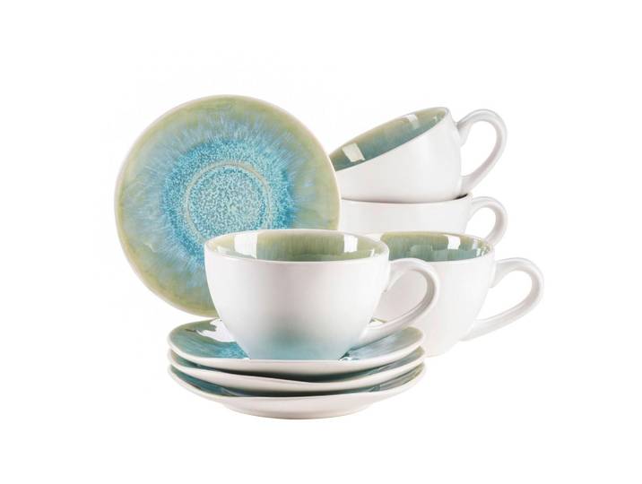 Kaffeeservice Frozen Steinzeug 4 Personen Geschirr Set