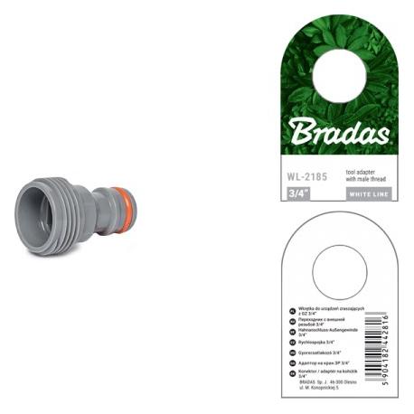 Bradas WHITE LINE Adapter, 34 Aussen (Geräteadapter) (WL-2185)