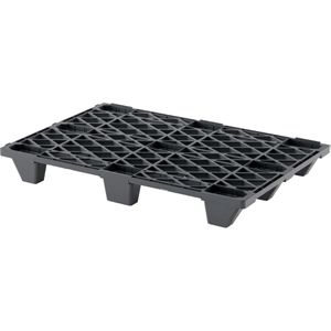 Böttcher-AG Kunststoffpalette aus PP, 120 x 80 cm, ineinander stapelbar, 1600 kg Tragkraft, 12 Stück