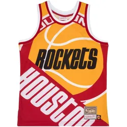 Mitchell & Ness, Herren, Sportshirt, M&N Big Face 5.0 Fashion Tank Jersey Houston Rockets - S (S), Mehrfarbig, S