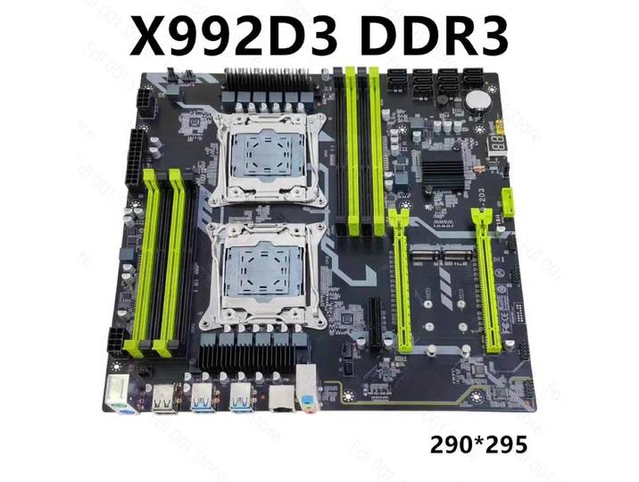Carte mère double socket 2011 X99, carte mère double processeur, carte mère serveur