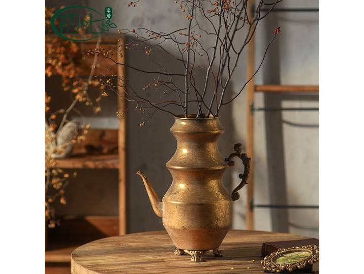 Bouilloire créative Vases salon bureau rétro fleur bouteille balcon fleur navire ornement Simple décoration de la maison accessoires