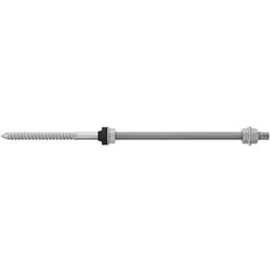 fischer Doppelgewindeschraube STSR M12 x 350 mm A2 nicht rostender Stahl A2