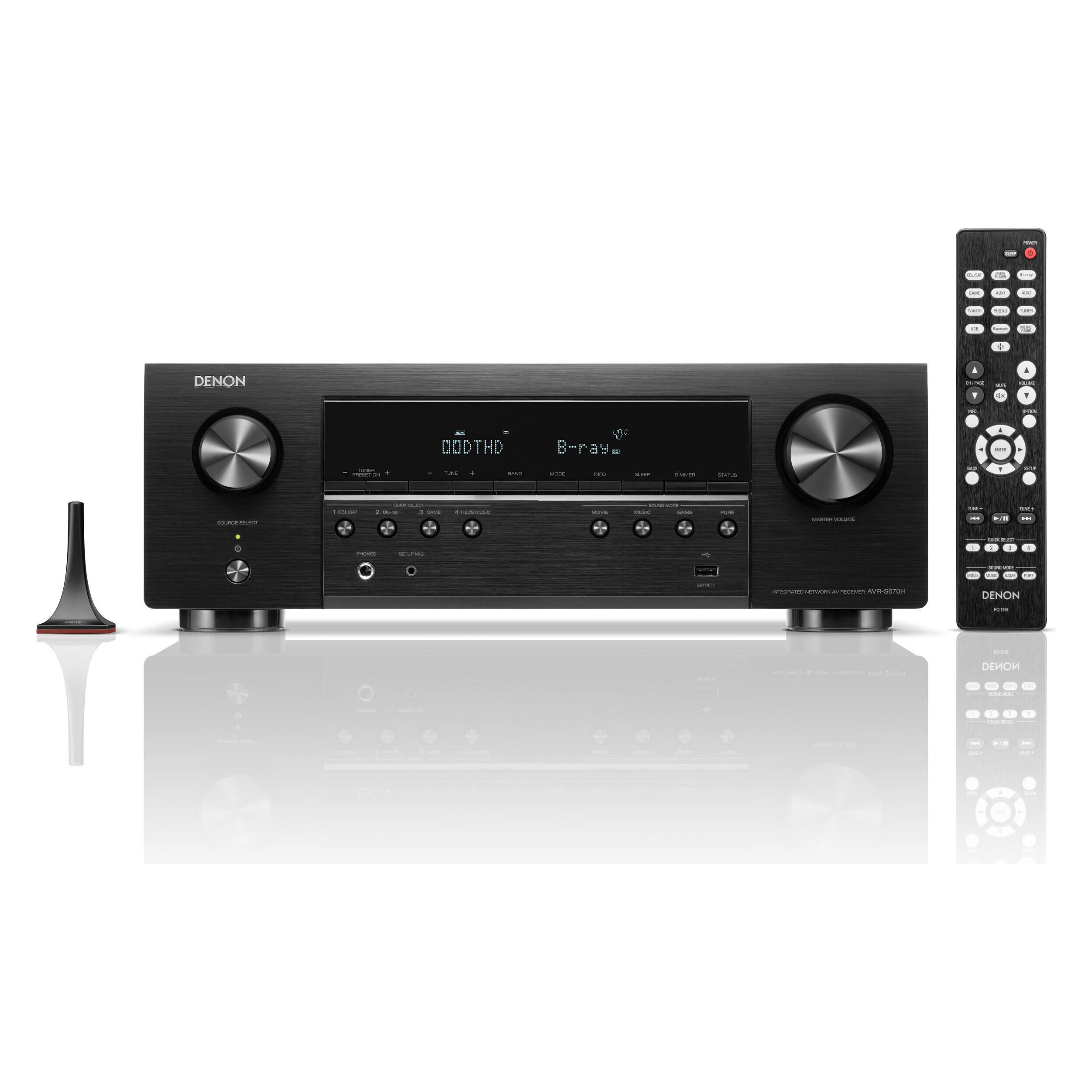 Denon AVR S670H (5.2 Kanal, AM, FM) (AVRS670HBKE2)
