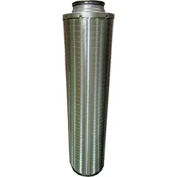 Wolf Schalldämpfer DN160 L:1000mm mit 50mm Dämmung, für CWL