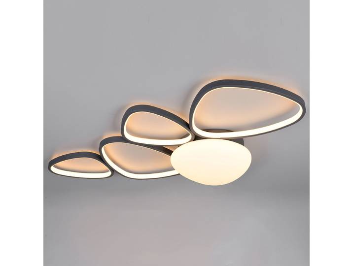 Plafonnier Amelio Type A Ø 106cm Noir/Noir Matériau : Matière plastique Type de matière synthétique : Polycarbonate LED Module LED
