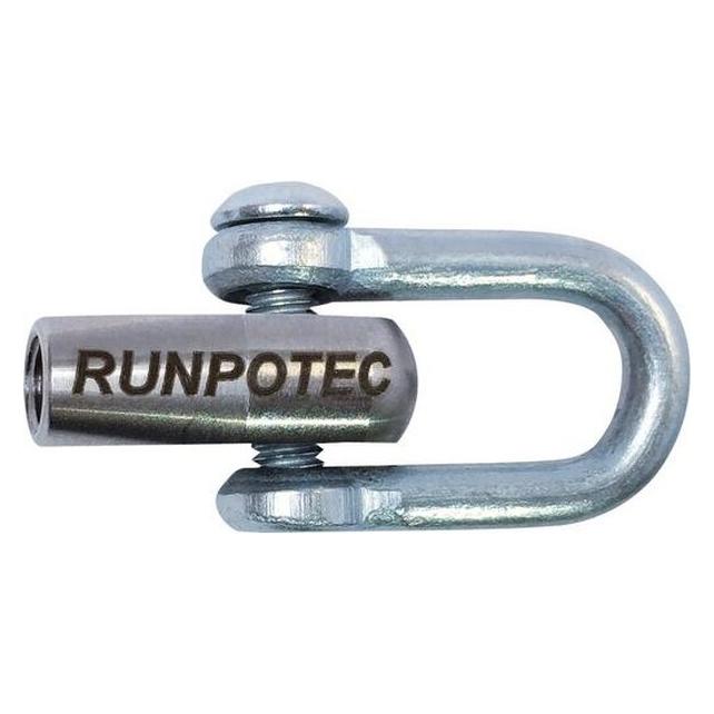 Runpotec RUNPO 20383 Schäkel m.Gewinde RTG Ã12mm f.Glasfaserstäbe Ã7,5 9 11 15mm (20383)