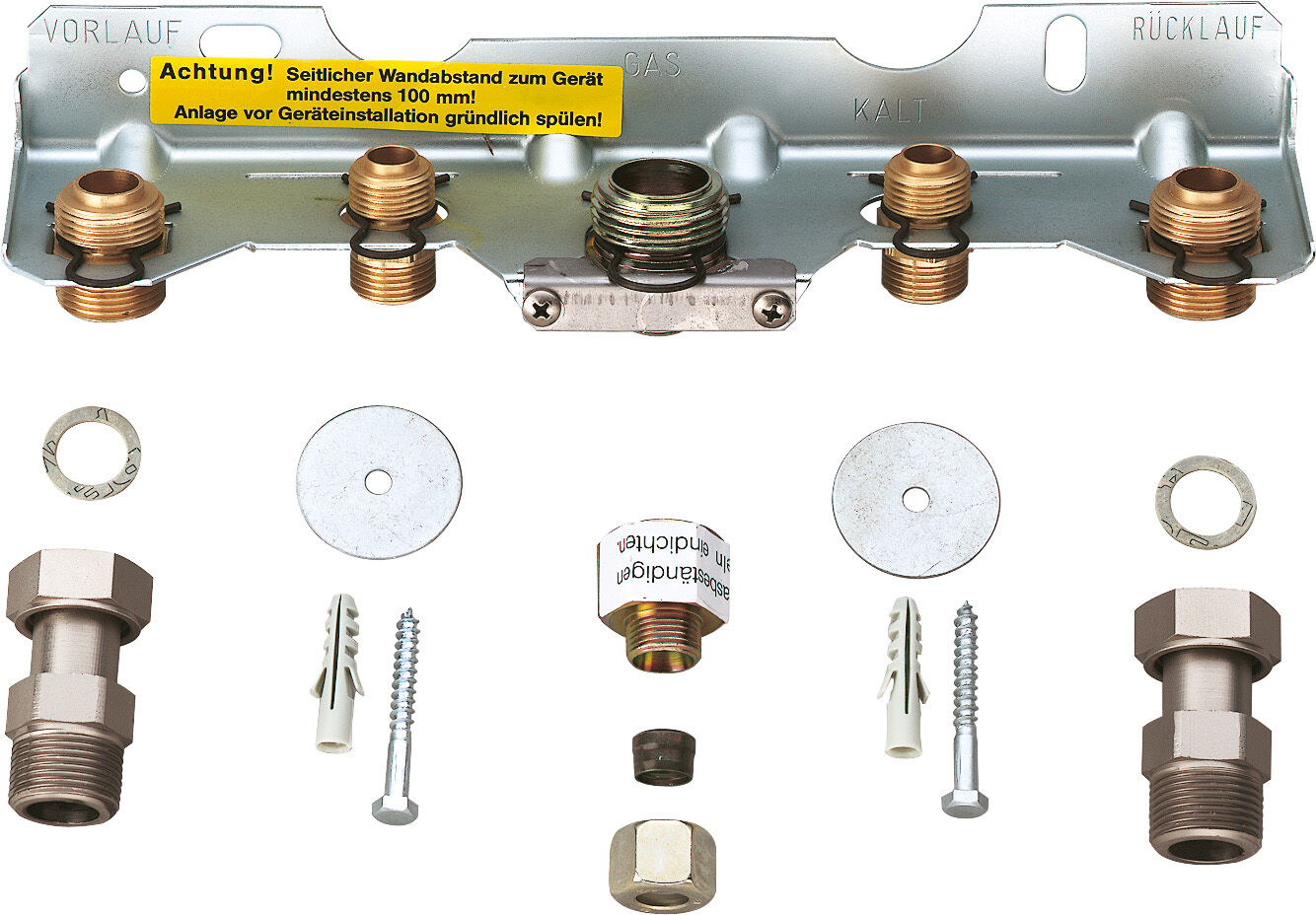 Bosch n ° plaque de raccordement de montage 7719000661 pour gaz liquide avec raccords à vis