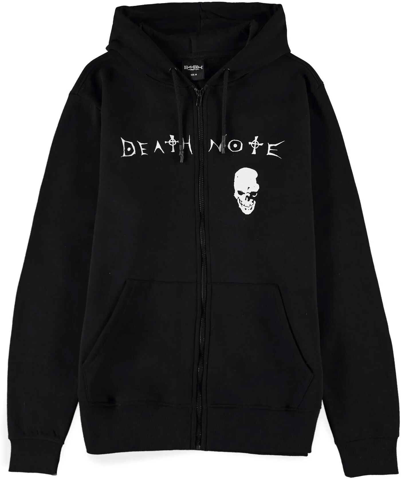 Difuzed Death Note Skull & Cross Zip Hoodie-Maat S (Diversen) Nieuw