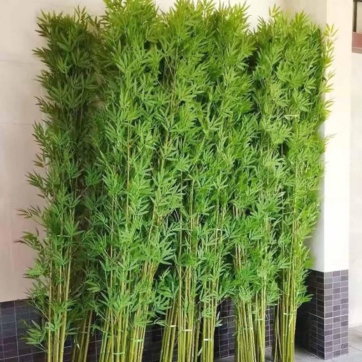 Realistische Kunst Bamboeboom - Groene Nep Bamboe Plant - Hoogte: 120 cm