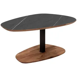 Couchtisch in Esstischhöhe höhenverstellbar Tischplatte in Trapezform