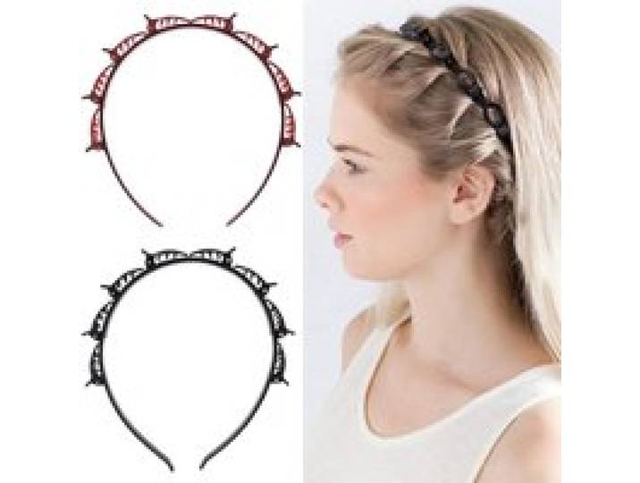 Haarband jaren 90 vlinder haarclips haarspeld haarband voor vrouwen gevlochten weefsel pony clip antislip haarbanden accessoires