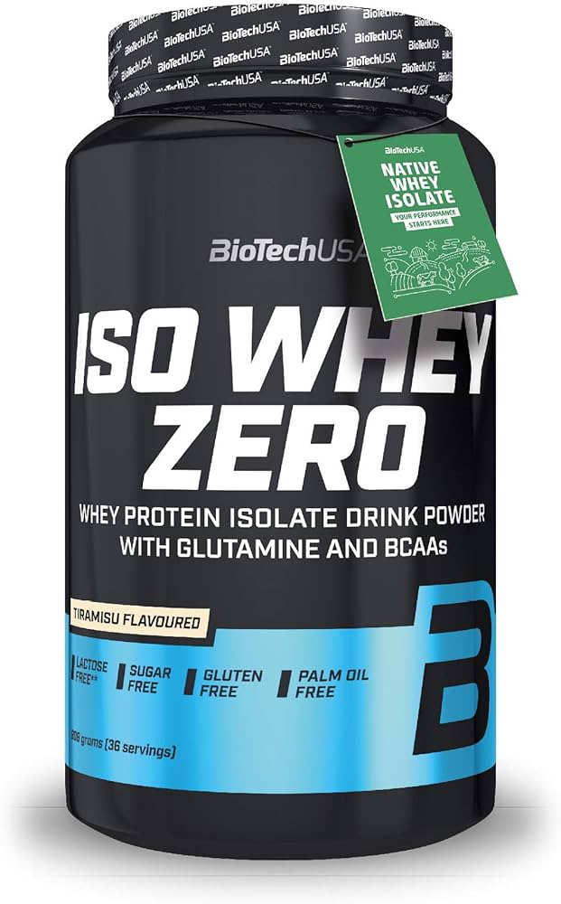 BiotechUSA Isowhey Zero Lactose Free Tiramisu 908 gr