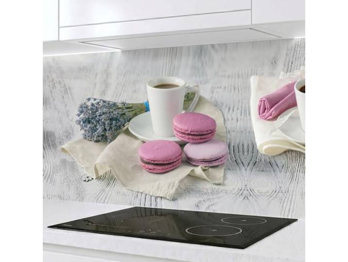 Rodnik Küchenrückwand aus ABS – fugendeckend, monolithisch & pflegeleicht, Spritzschutz mit Direktdruck. Viele Motive (Macarons)