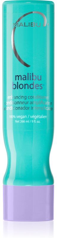 Malibu C Malibu Blondes après-shampoing violet pour cheveux blonds et méchés 266 ml