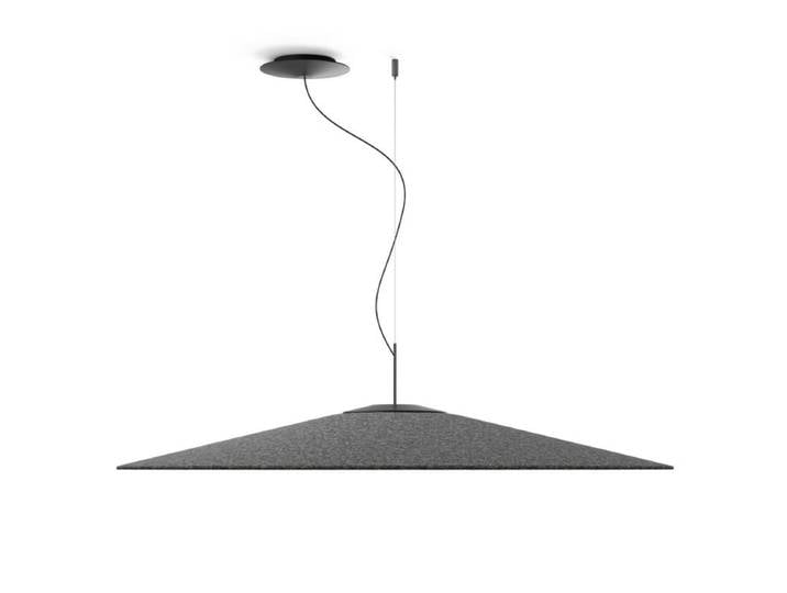 Luceplan Pendelleuchte Koinè acoustic - Anthrazit , 2700 , 110