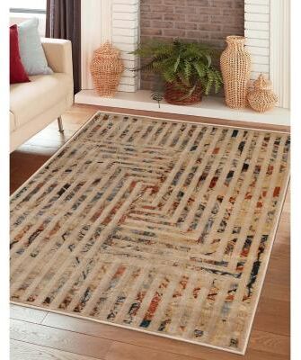 Superior Naem Modern Splatter Abstract Indoor Area Rug