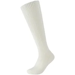 camano Wiesn Cable Stitch Kniestrümpfe 1201 - offwhite 35-38