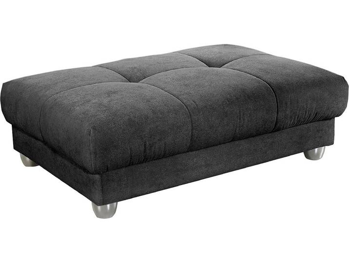 Hocker, Luxus-Microfaser, Anthrazit, 144×46×99 cm, Rechteckig, Jockenhöfer