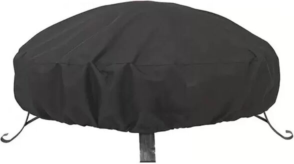INF Feuerstellen-Abdeckung - 85x40CM - Schwarz - Wetterbeständig S