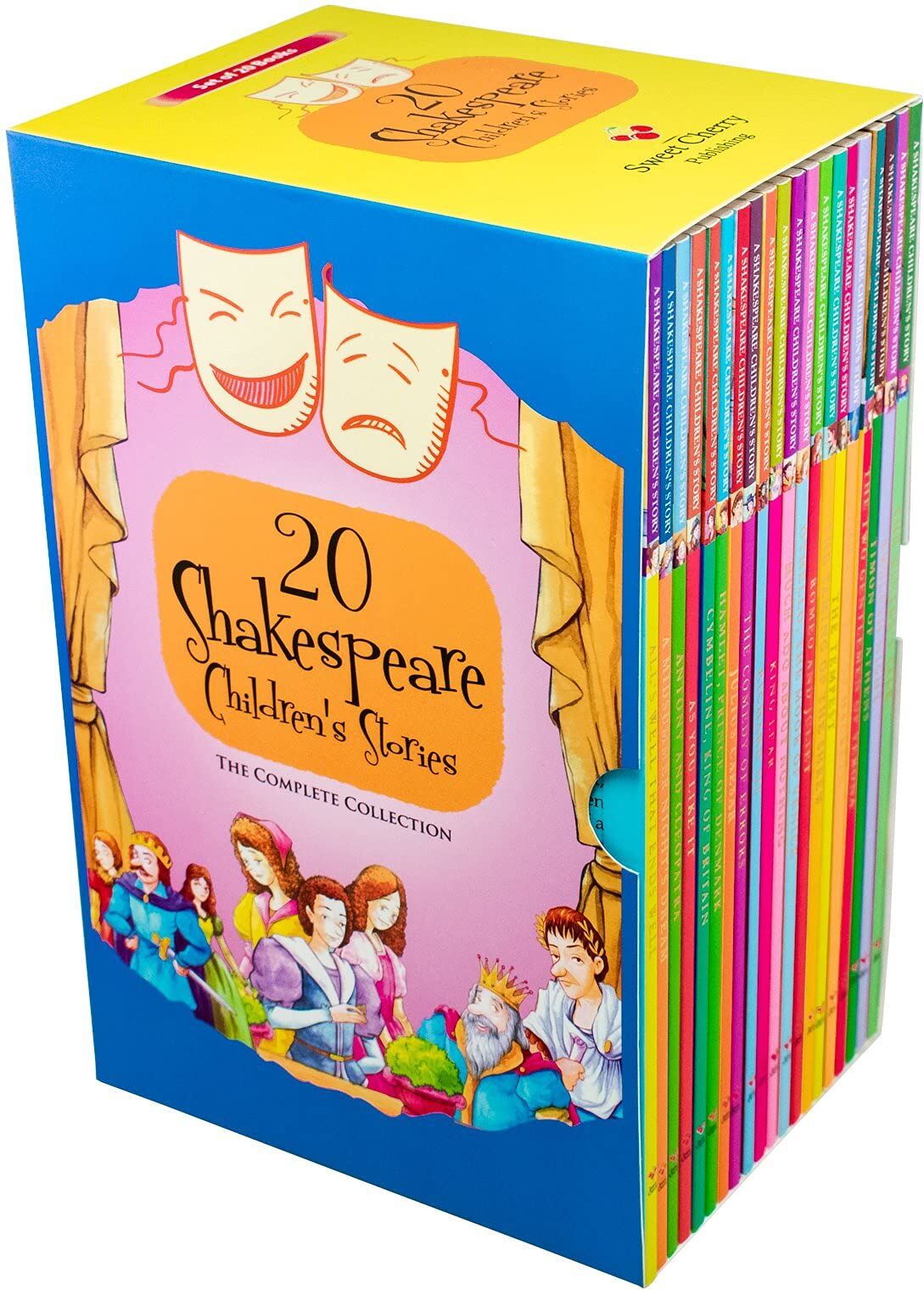 Sweet Cherry Publishing 20 Shakespeare Children's Stories Collection Set by William Shakespeare - Paperback - Ages 7-9 - Complete Boxed Set of Classic Plays Retold for Kids