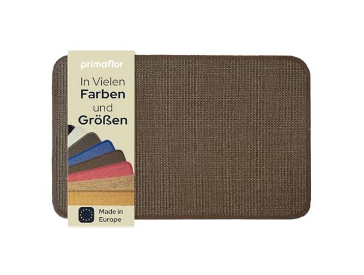 Primaflor Katzen-Kratzmatte - Braun, 160 x 200 cm, Rutschhemmende Sisalmatte für Krallenpflege, Robuster Kratzpad für Wand, Boden oder Kratzmöbel
