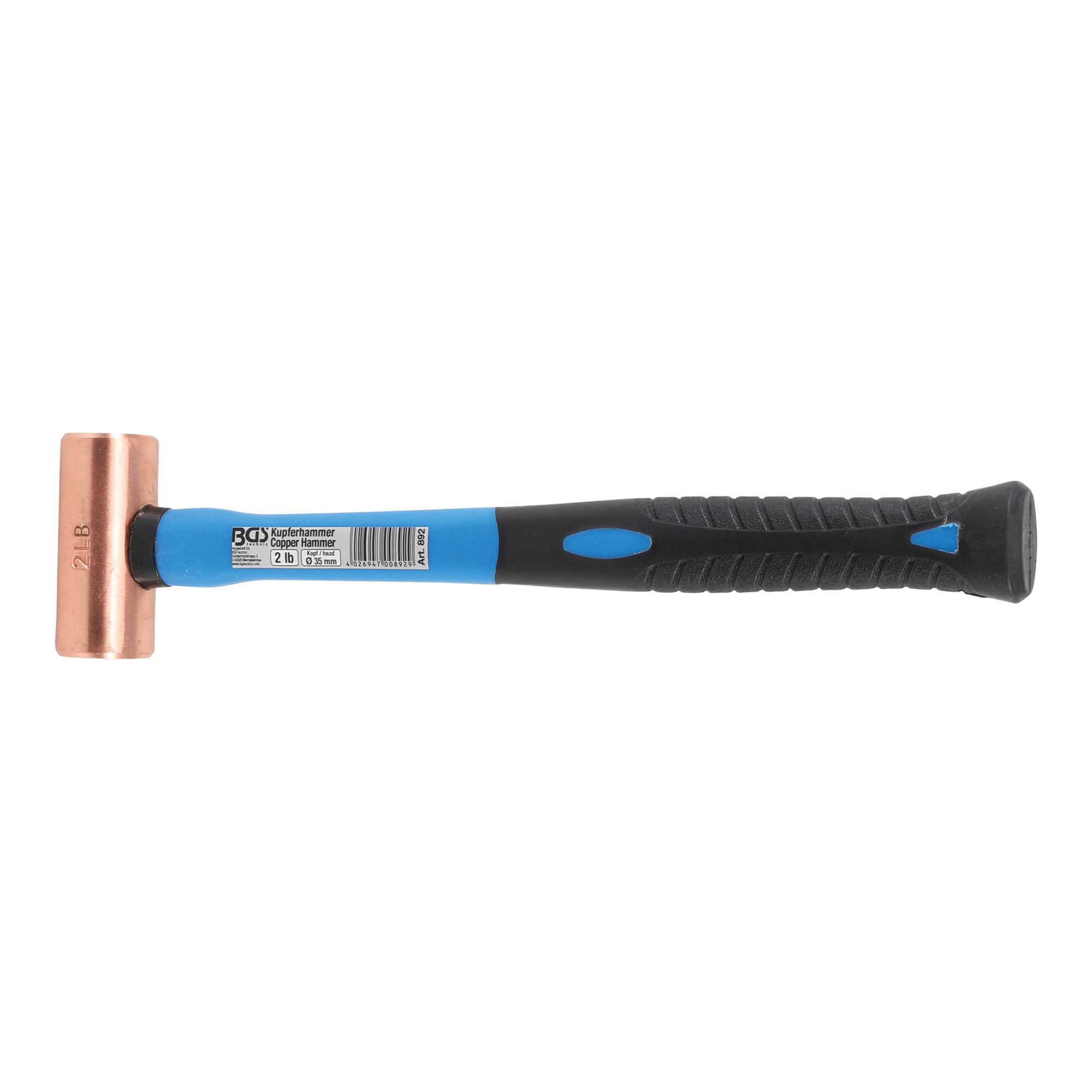 BGS Kupferhammer 907 g (2 lb) -Kopf ; BGS technic (892)
