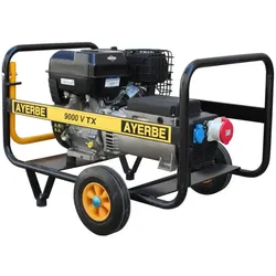 MAESTRO FERRETERO Benzin Stromerzeuger 9000 W TX dreiphasig mit Elektrostart und Vanguard Motor