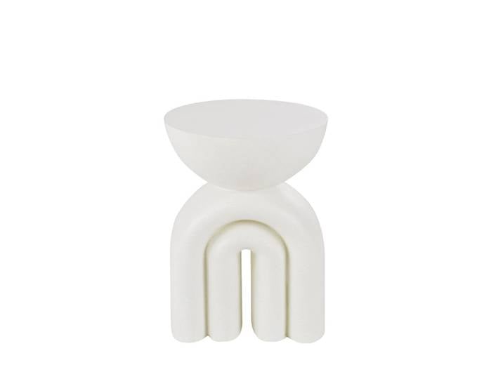 Bout de canapé blanc