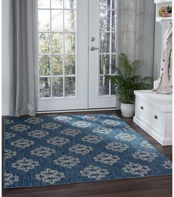 Alise Rugs Colonnade Transitional Scroll Indoor/Outdoor Area Rug
